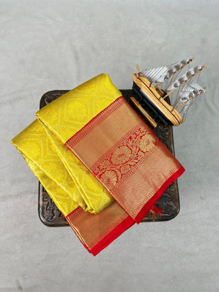 KANCHIPURAM PURE SILK KUTTU SAREE