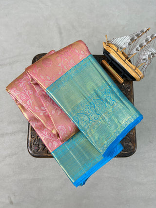 KANCHIPURAM PURE SILK KUTTU SAREE