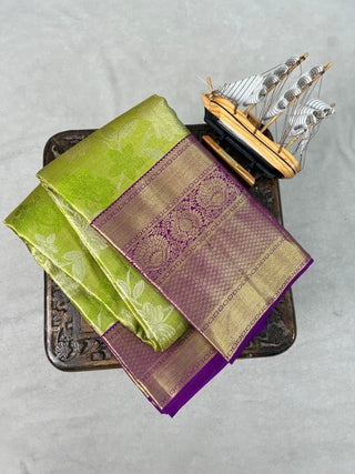 KANCHIPURAM PURE SILK KUTTU SAREE