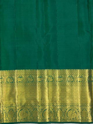 KANCHIPURAM PURE SILK SELF SAREE