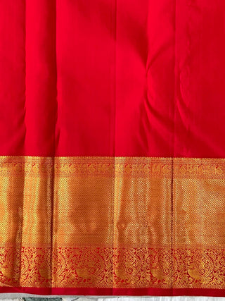 KANCHIPURAM PURE SILK SELF SAREE