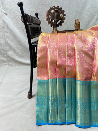 KANCHIPURAM PURE SILK KUTTU SAREE