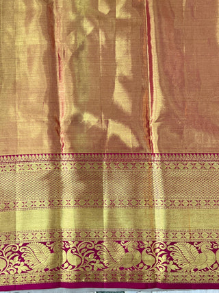 KANCHIPURAM PURE SILK TISSUE SAREE