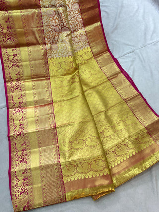 KANCHIPURAM PURE SILK TISSUE SAREE