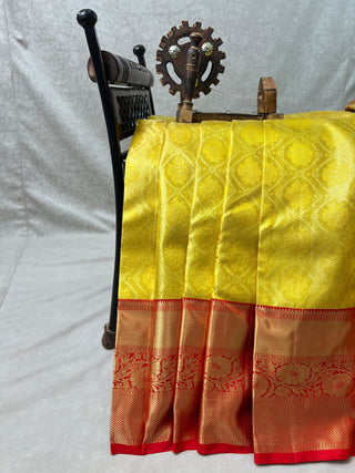 KANCHIPURAM PURE SILK KUTTU SAREE