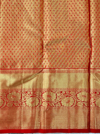 KANCHIPURAM PURE SILK KUTTU SAREE