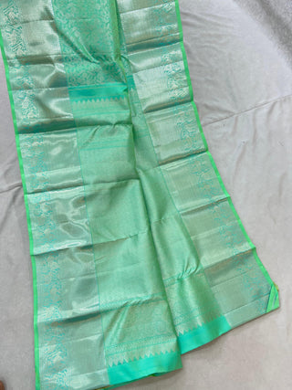 KANCHIPURAM PURE SILK SELF SAREE