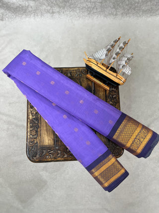 GADWAL COTTON SILK (SICO) SAREE WITH PURE SILK BLOUSE