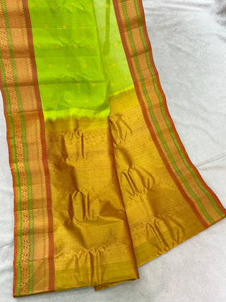 GADWAL COTTON SILK (SICO) SAREE WITH PURE SILK BLOUSE
