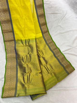 GADWAL COTTON SILK (SICO) SAREE WITH PURE SILK BLOUSE