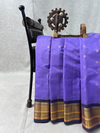 GADWAL COTTON SILK (SICO) SAREE WITH PURE SILK BLOUSE