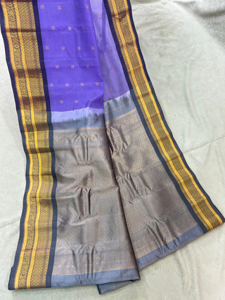 GADWAL COTTON SILK (SICO) SAREE WITH PURE SILK BLOUSE