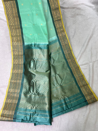 GADWAL COTTON SILK (SICO) SAREE WITH PURE SILK BLOUSE