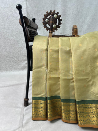 GADWAL COTTON SILK (SICO) SAREE WITH PURE SILK BLOUSE