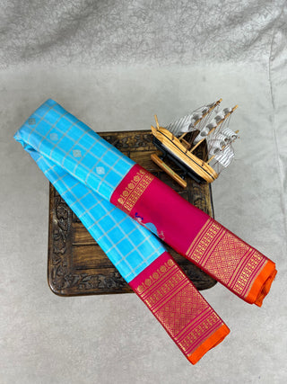 EXCLUSIVE GADWAL PURE SILK HANDLOOM SAREE