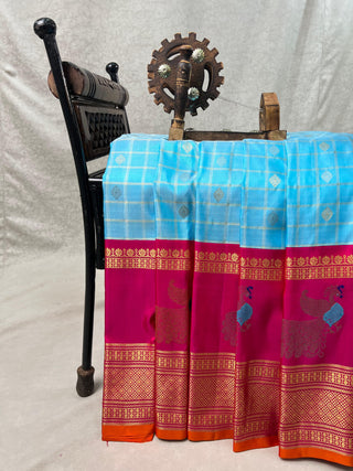 EXCLUSIVE GADWAL PURE SILK HANDLOOM SAREE