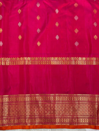 EXCLUSIVE GADWAL PURE SILK HANDLOOM SAREE