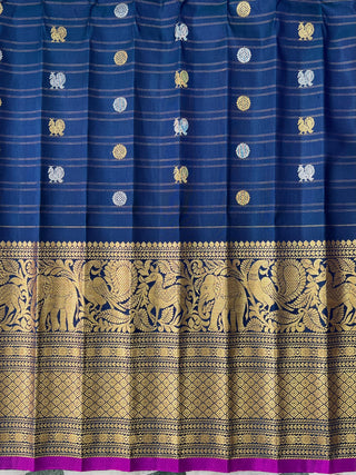 GADWAL PURE SILK HANDLOOM BIG BORDER SAREE