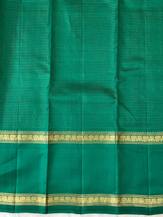 PURE KANCHIPURAM SAREE WITH GAP BORDER