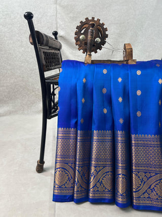GADWAL PURE SILK KANCHI BORDER SAREE