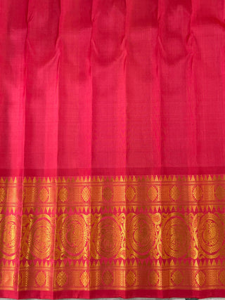 GADWAL PURE SILK KANCHI BORDER SAREE