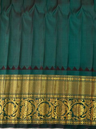 GADWAL PURE SILK KANCHI BORDER SAREE