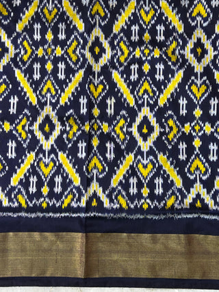 IKKAT PURE SILK HANDLOOM SAREE