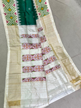 IKKAT PURE SILK HANDLOOM SAREE