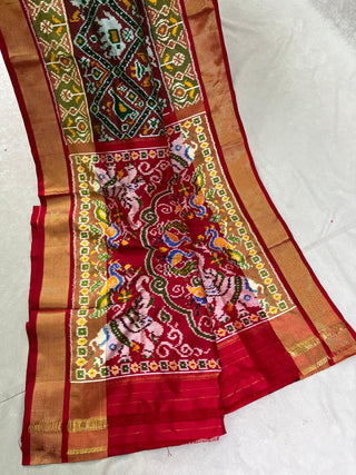 IKKAT PURE SILK HANDLOOM SAREE