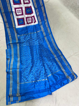 IKKAT PURE SILK HANDLOOM SAREE