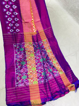 IKKAT PURE SILK HANDLOOM SAREE