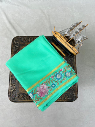 MYSORE SILK PURE HANDLOOM SAREE