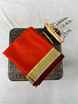 MYSORE SILK PURE HANDLOOM SAREE