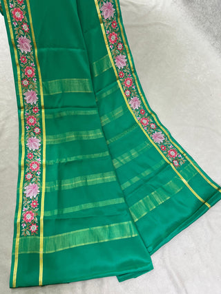 MYSORE SILK PURE HANDLOOM SAREE