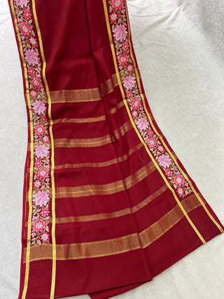 MYSORE SILK PURE HANDLOOM SAREE