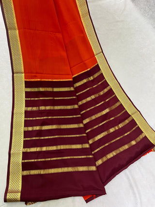 MYSORE SILK PURE HANDLOOM SAREE
