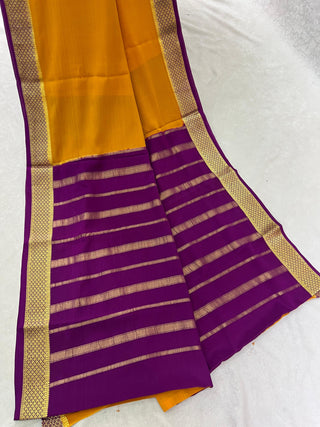 MYSORE SILK PURE HANDLOOM SAREE