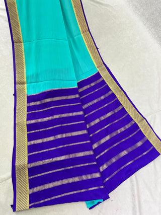 MYSORE SILK PURE HANDLOOM SAREE