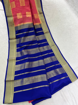 MYSORE SILK PURE HANDLOOM SAREE
