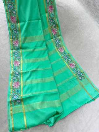 MYSORE SILK PURE HANDLOOM SAREE