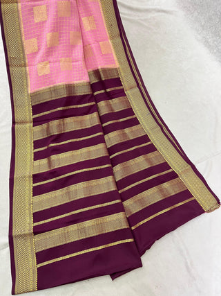 MYSORE SILK PURE HANDLOOM SAREE