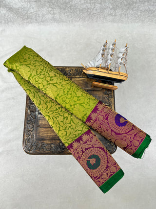 GADWAL PURE SILK HANDLOOM BROCADE SAREE