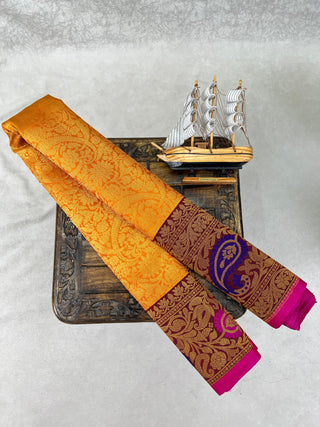 GADWAL PURE SILK HANDLOOM BROCADE SAREE