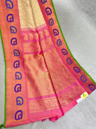 GADWAL PURE SILK HANDLOOM BROCADE SAREE