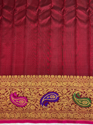 GADWAL PURE SILK HANDLOOM BROCADE SAREE