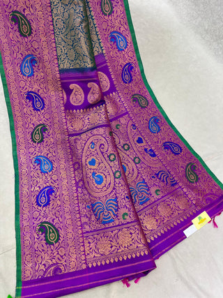 GADWAL PURE SILK HANDLOOM BROCADE SAREE