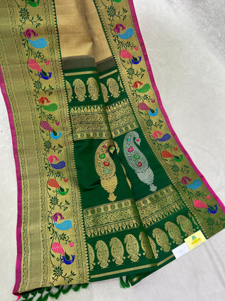 GADWAL PURE SILK HANDLOOM BROCADE SAREE