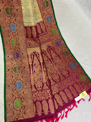 GADWAL PURE SILK HANDLOOM BROCADE SAREE
