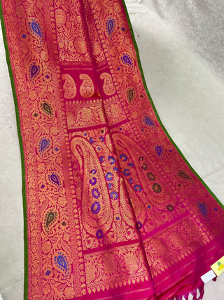 GADWAL PURE SILK HANDLOOM BROCADE SAREE