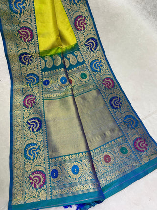 GADWAL PURE SILK HANDLOOM BROCADE SAREE
